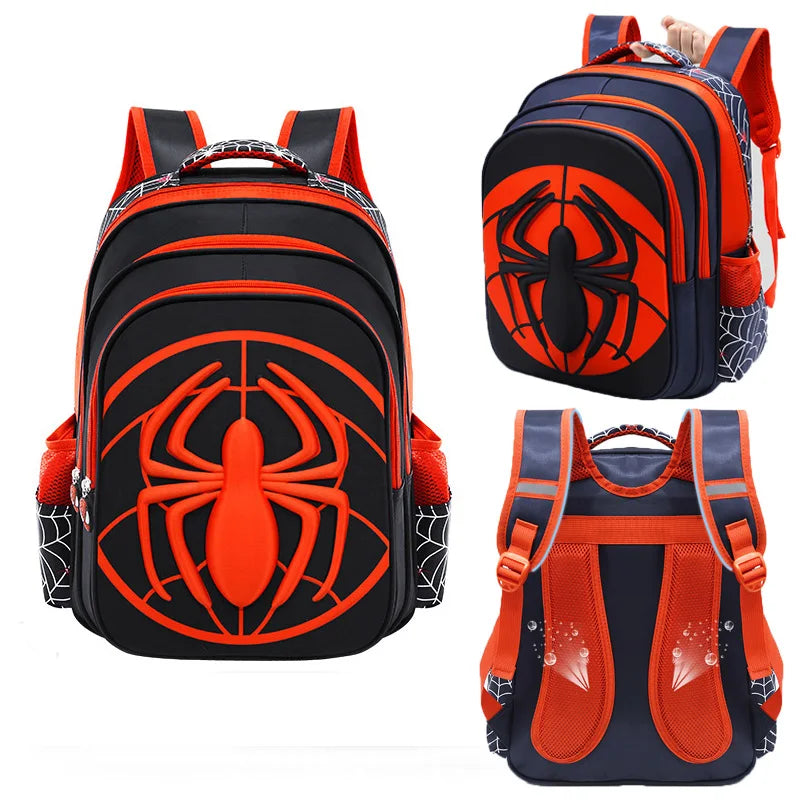 Spider Hero Backpack & Pencil Case Set – Fun Waterproof School Bag