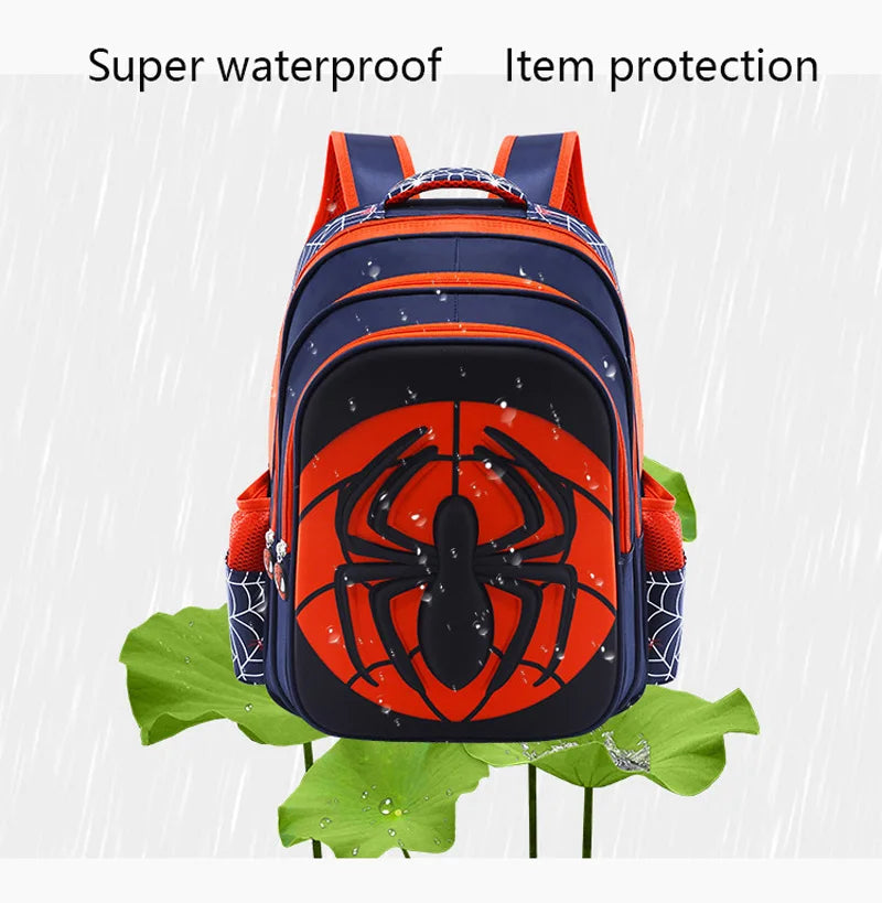 Spider Hero Backpack & Pencil Case Set – Fun Waterproof School Bag